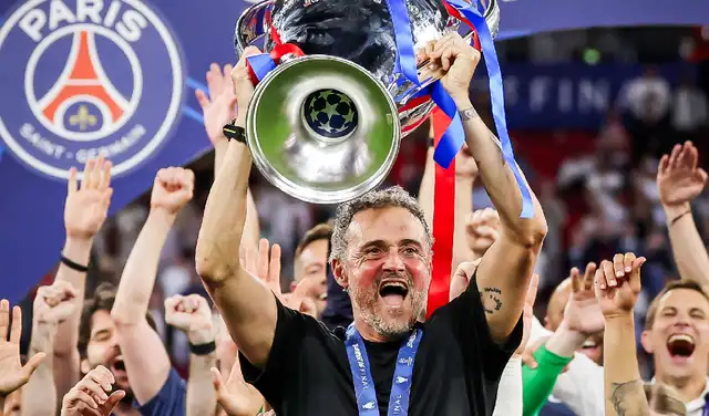 Es la tercera Champions League que consigue Luis Enrique. Es la tercera Champions League que consigue Luis Enrique.