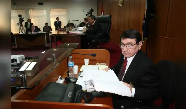 Santiago Martín Rivas en el juicio del caso La Cantuta