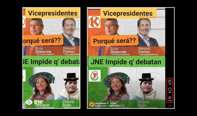 Una de las publicaciones con más alcance en redes sociales. Foto: Facebook