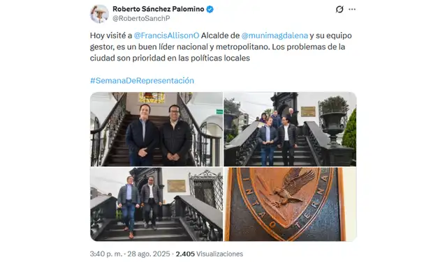 Publicación de Roberto Sánchez, 2025