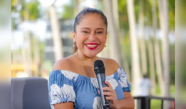 La ministra de Turismo, Morena Valdez, anunció que el gobierno oficializará el lanzamiento de una innovadora conexión aérea durante las próximas semanas. Foto: Secretaría de Prensa La ministra de Turismo, Morena Valdez, anunció que el gobierno oficializará el lanzamiento de una innovadora conexión aérea durante las próximas semanas. Foto: Secretaría de Prensa