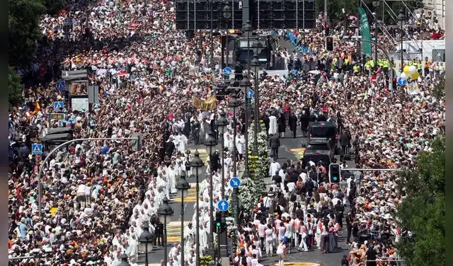 La celebración del Corpus Christi reunió a más de un millón de personas en el centro de Madrid