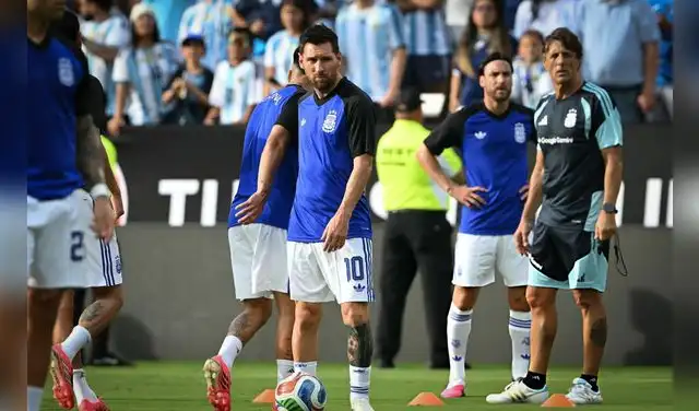 Lionel Messi no jugó en el último amistoso ante Honduras.