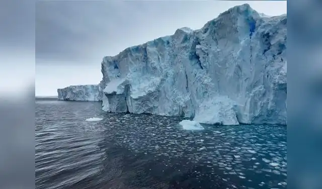 Imagen tomada del Glaciar Denman. Foto: Pete Harmsen/División Antártica Australiana