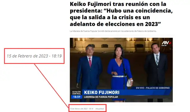 Publicación de ATV del 15 de febrero de 2023. Publicación de ATV del 15 de febrero de 2023.