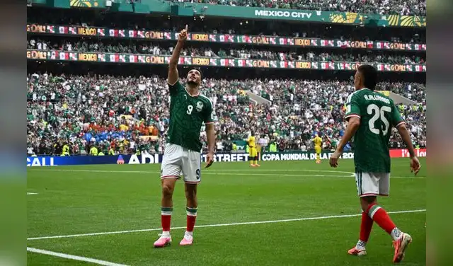 Raúl Jiménez celebra el segundo gol. Foto: AFP. Raúl Jiménez celebra el segundo gol. Foto: AFP.