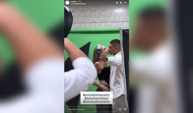 Paolo y Ana Paula aparecen juntos durante sesión de fotos. Foto: Instagram