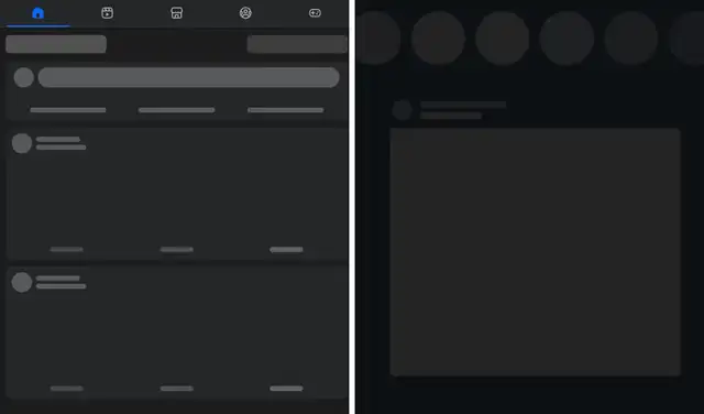 El home principal de Facebook e Instagram presenta problemas