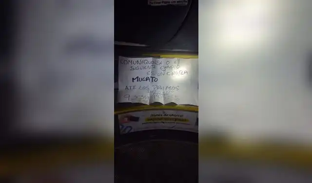 Mensaje extorsivo