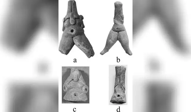Figurillas con forma de pestaña en La Blanca