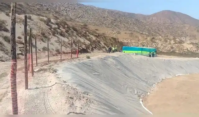 Terreno. En las hectáreas compradas por Argüelles, se ha construido un releno sanitario. Foto: difusión  