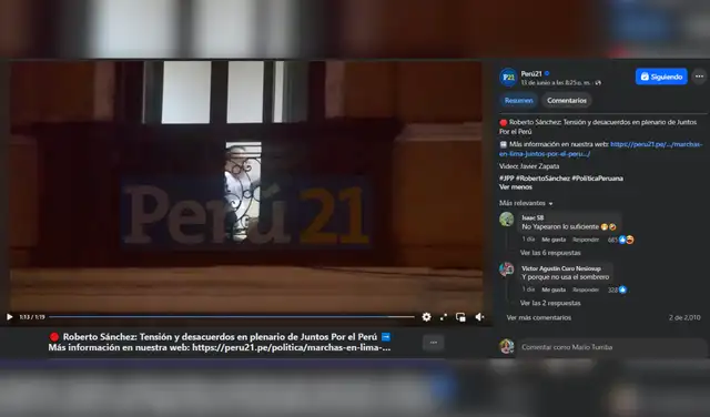 El video original fue difundido por el medio Perú21. El video original fue difundido por el medio Perú21.