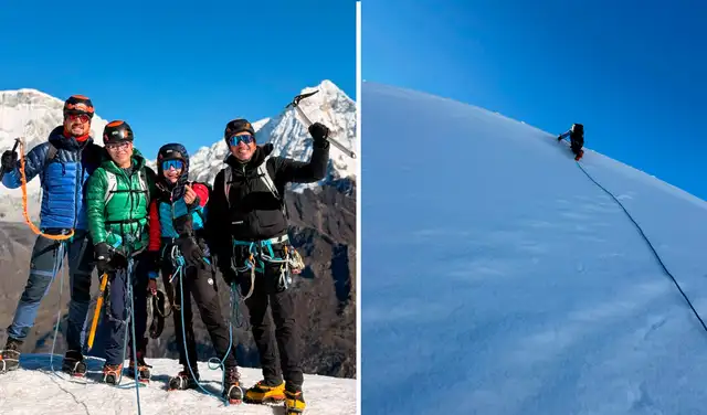 Los montañistas habían llegado al Perú para realizar una ruta de aclimatación por la Cordillera Blanca Los montañistas habían llegado al Perú para realizar una ruta de aclimatación por la Cordillera Blanca
