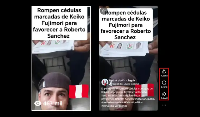 Publicación con más alcance en redes sociales. Foto: Facebook Publicación con más alcance en redes sociales. Foto: Facebook