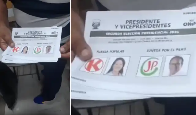 Las cédulas no estaban marcadas en favor de alguna candidatura. Captura: Facebook Las cédulas no estaban marcadas en favor de alguna candidatura. Captura: Facebook
