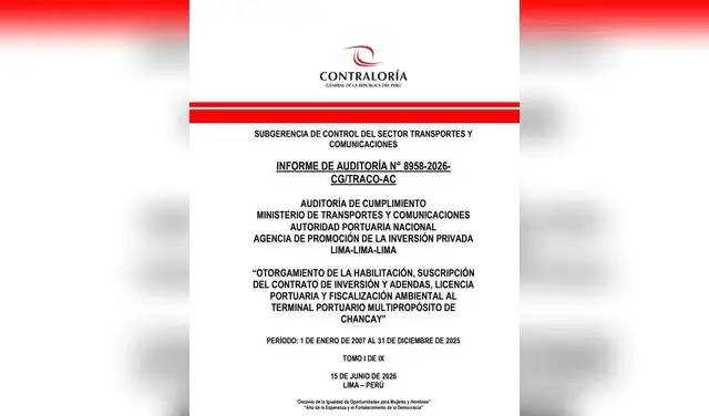 La auditoría recomienda que la Procuraduría Anticorrupción accione contra los funcionarios de la Autoridad Portuaria Nacional (APN). Foto: CGR La auditoría recomienda que la Procuraduría Anticorrupción accione contra los funcionarios de la Autoridad Portuaria Nacional (APN). Foto: CGR