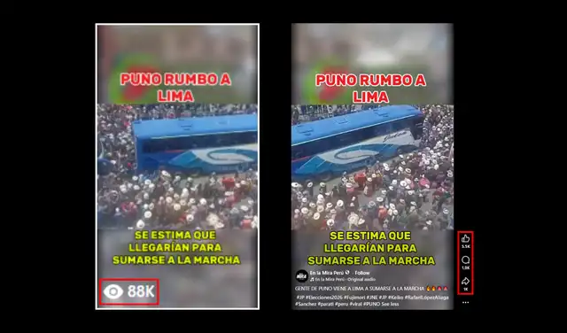 Publicación con más alcance en redes sociales. Capturas: Facebook
