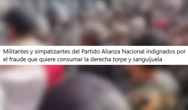 Narrativa atribuida al viral. Foto: Facebook