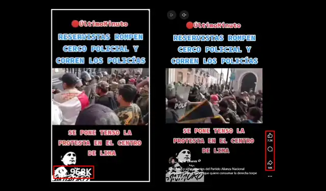 Publicación con más alcance en redes sociales. Capturas: Facebook
