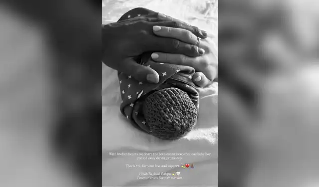Mensaje de Cody Gakpo y su pareja en redes sociales. Foto: Instagram
