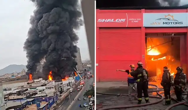 Incendio se extiende hacia almacén Shalom