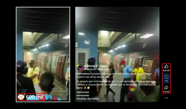Publicación con más alcance en redes sociales. Capturas: Facebook