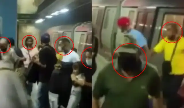 Un par de fotogramas del video. Capturas: Facebook