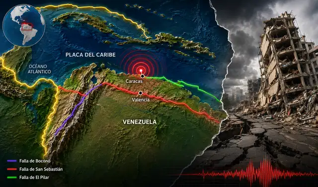 Existen tres fallas geológicas que ponen en riesgo sísmico a Venezuela. Foto: Ilustración LR