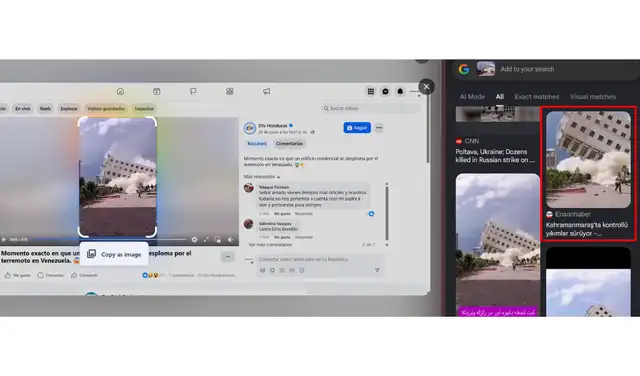 Búsqueda inversa con Google Lens. Foto: Google Lens