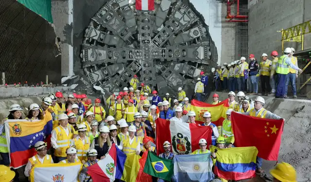 Se completó el túnel principal de la Línea 2 del Metro de Lima Se completó el túnel principal de la Línea 2 del Metro de Lima