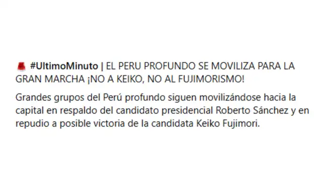 Descripción atribuida al viral. Foto: Facebook Descripción atribuida al viral. Foto: Facebook