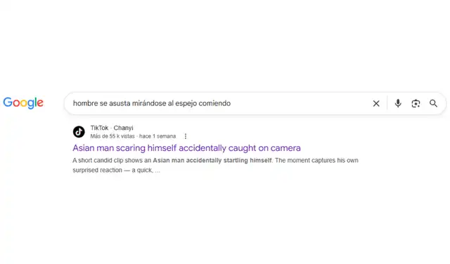 Video encontrado con las palabras clave. Captura: Google