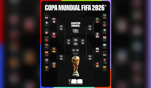 Partidos de octavos de final del Mundial 2026. Foto: FIFA Partidos de octavos de final del Mundial 2026. Foto: FIFA