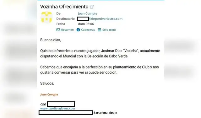 Vozinha pudo llegar al fútbol argentino y jugar en Deportivo Riestra. Foto: Minuto Neuquen