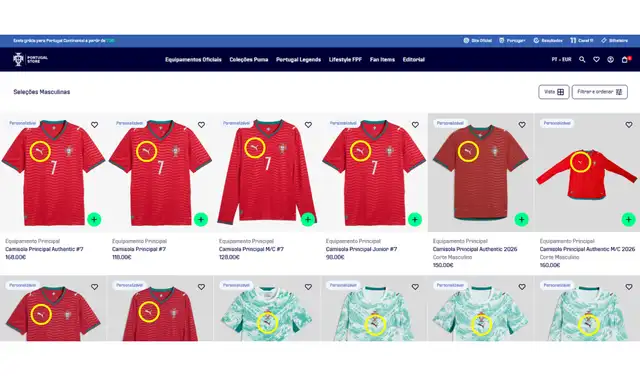 Portugal trabajó con Puma para el Mundial 2026. Foto: Federación Portuguesa de Fútbol Portugal trabajó con Puma para el Mundial 2026. Foto: Federación Portuguesa de Fútbol