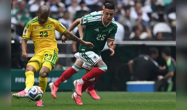 Jayden Adams jugó todos los partidos de Sudáfrica en fase de grupos del Mundial 2026. Foto: AFP  