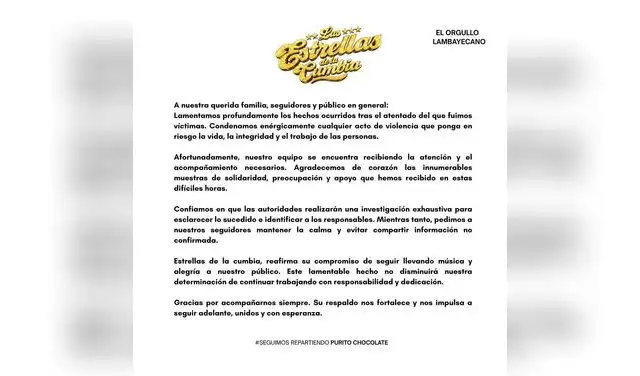 Las estrellas de la cumbia