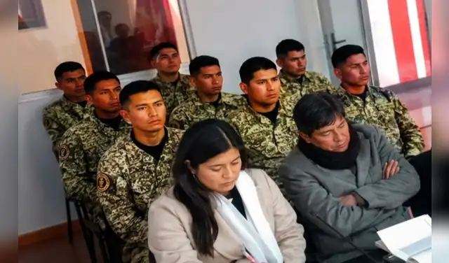 Audiencia. Juez desestimó versión de la “defensa propia” de los ocho militares acusados. Foto: difusión Audiencia. Juez desestimó versión de la “defensa propia” de los ocho militares acusados. Foto: difusión