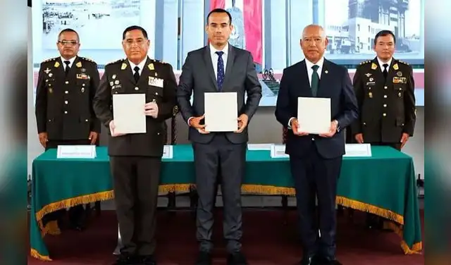 La firma. El 9 de diciembre de 2025, el EP y Hyundai Rotem suscribieron un “acuerdo estratégico”. Foto: difusión  