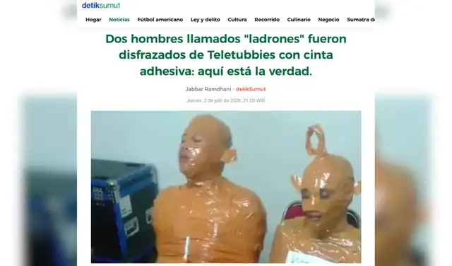 Nota de Detik traducida al español. Foto: Detik Nota de Detik traducida al español. Foto: Detik