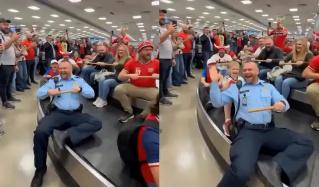 ¿El guardia de seguridad no controla esa zona del aeropuerto? Foto: Redes sociales ¿El guardia de seguridad no controla esa zona del aeropuerto? Foto: Redes sociales