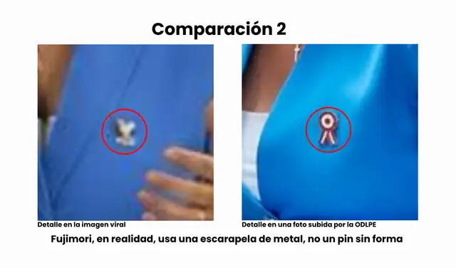 Comparación 2. Foto: Facebook / Oficina de la Presidenta Electa (Instagram) | Composición: LR