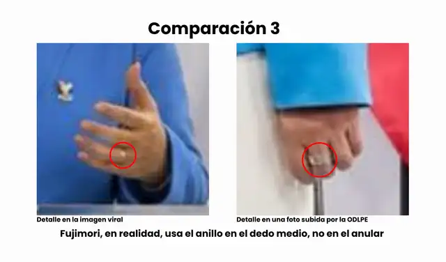 Comparación 3. Foto: Facebook / Oficina de la Presidenta Electa (Instagram) | Composición: LR