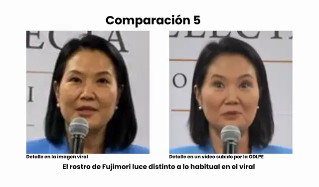 Comparación 5. Foto: Facebook / Oficina de la Presidenta Electa (Instagram) | Composición: LR