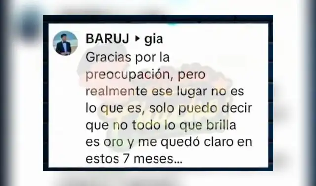 Cantante Baruj Ocharán sobre La Bella Luz: “No todo lo que brilla es oro”.