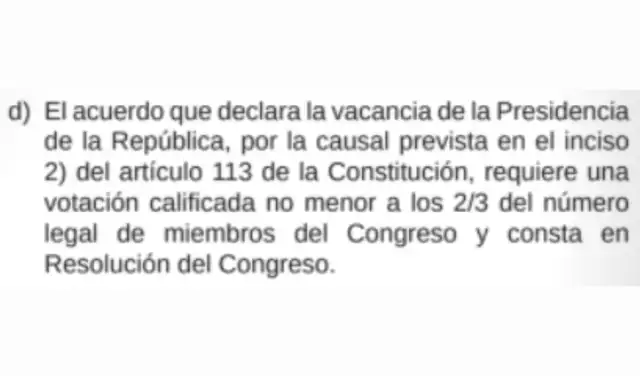 Fuente: Reglamento del Congreso Fuente: Reglamento del Congreso
