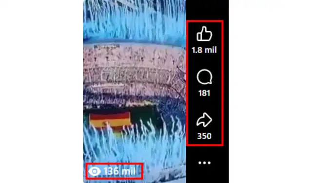 Uno de los posts con más alcance. Foto: Facebook Uno de los posts con más alcance. Foto: Facebook