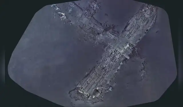 Imagen en mosaico de los restos del Clipper Endeavor. Foto: AirSea Heritage Foundation y Deep Sea Vision/CNN Imagen en mosaico de los restos del Clipper Endeavor. Foto: AirSea Heritage Foundation y Deep Sea Vision/CNN