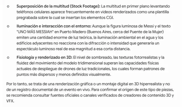 Análisis del video con SynthID. Foto: SynthID