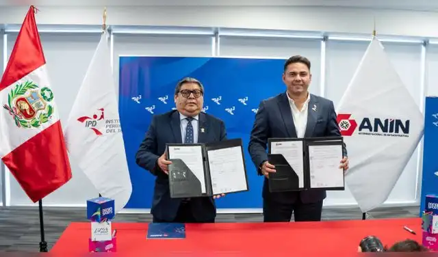 Firma de convenio entre el IPD y la ANIN Firma de convenio entre el IPD y la ANIN